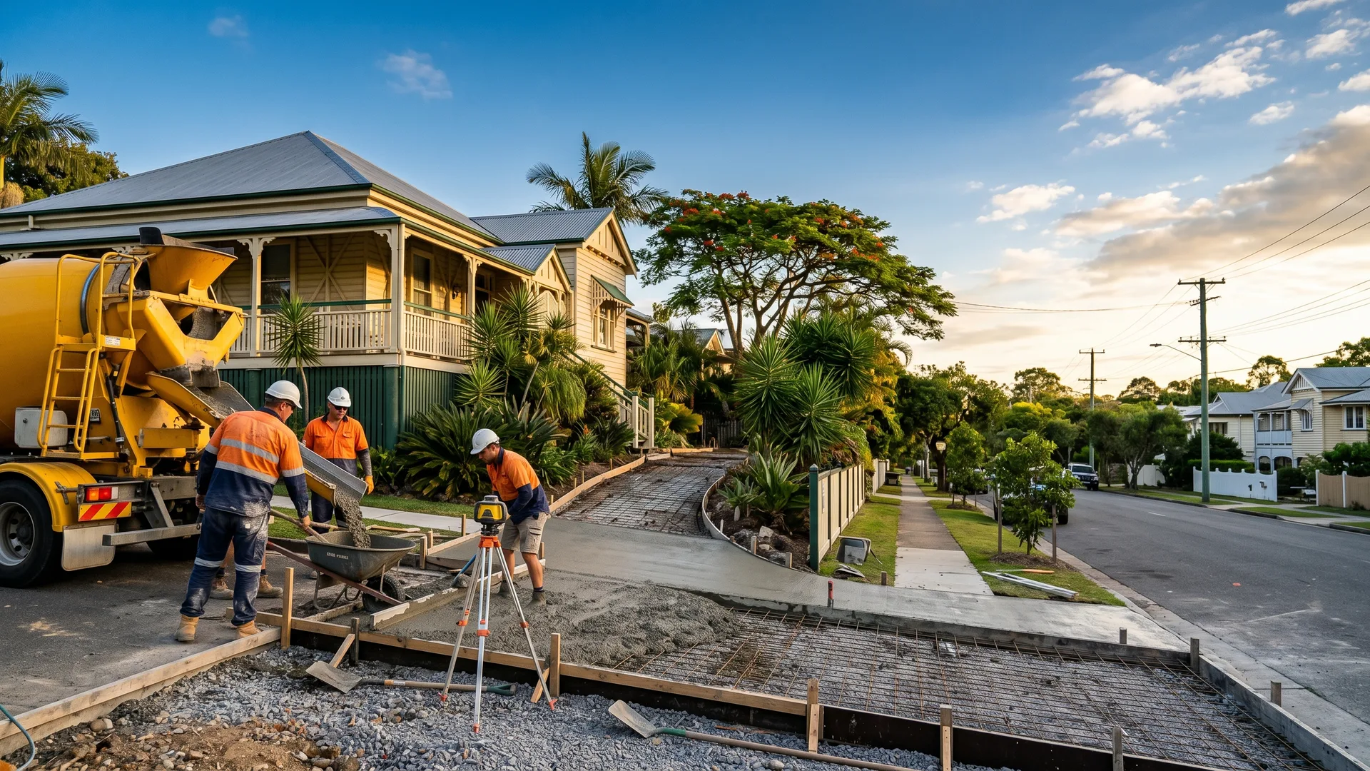 Concreting in Chelmer in Chelmer